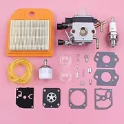 Carburetor Carb Repair Kit For compatible with Stihl HS81 HS81R HS81RC HS81T HS86 HS86R HS86T Air Fuel Filter Line Trimmer Replace Spare Part (Color : China)