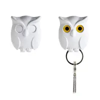 在飛比找Yahoo!奇摩拍賣優惠-QUALY Night Owl-Key Holder 貓頭鷹