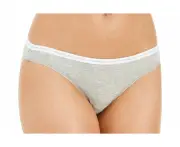 Calvin Klein Women's CK One Cotton Bikini - Grey, Size XL