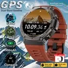 T-Rex 3 Built-In Dual-Band GPS Smart Watch Men Smartwatch Compass Altimeter Baro
