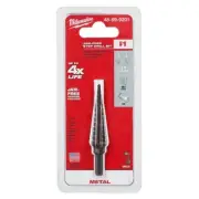Milwaukee Jam-Free Step Drill Bit#1 Black Oxide New/Factory Sealed Packaging