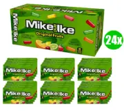 Mike and Ike Original Fruits Flavored Chewy Candy 0.78-oz, 24 Pack Box