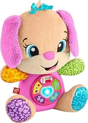 Fisher-Price Baby Toy Laugh & Learn Smart Stages Sis Musical Plush with Lights & Learning Songs for Infants Ages 6+ Months