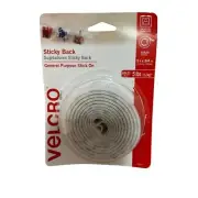 Sticky Back Velcro 5 Ft X 3/4 In Holds 5 Lbs. 4 Strips 3 1/2 In X 3/4 In Hold 5#