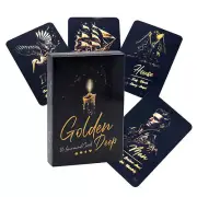 Fortune Golden Deep Lenormand Tarot Divination Decks Oracle Cards Tarot Gift