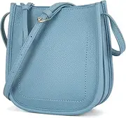 [Montana West] Crossbody Bags for Women Multi Pocket Cross Body Bag Purses with Adjustable Strap, Jean Blue