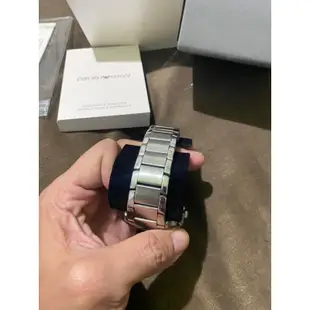 自售 EMPORIO ARMANI亞曼尼 AR2448 競速 防水腕錶43mm強化玻璃 情人節聖誕男友禮物 非機械錶天梭