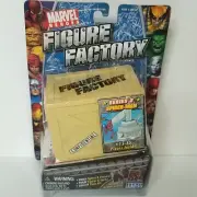 Marvel Build Figure Factory Toy Biz Series 2 Spider-Man with Crate & Card