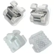 Dental Orthodontic Ceramic Self Ligating Brackets Braces Roth MBT Ormco Empower