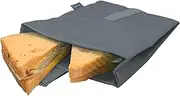 NERTHUS FIH 870 Sandwich Bag XL Reusable Eco Black, Adaptive, Easy to Clean and Washing Machine Safe