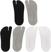 [Generic] 3 pairs Socks, Flip Flop Socks for Women Men, 2 Toe Low Cut Socks No Show Socks Big Toe Socks, Assorted Color