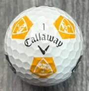 Callaway Chrome Soft Truvis Top Golf Black & Yellow New Golf Ball (1)