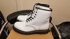 Dr Martens 1460 Unisex Boots In White Size UK 9