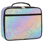 Leopard Print Kids Lunch Box for Girls Boys Toddler Insulated Lunch Bags, Rai...
