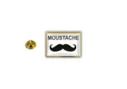 pins pin's badge metal lapel hat button mustache ref2
