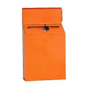 1Pcs Modern Mailbox Comment Letter Deposit Suggestion Drop Box Secured Payments Key Paperwork Secur orange