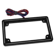 Perfect Plate Light License Plate Frame Matte Black Letric Lighting LLC-PPL-M1