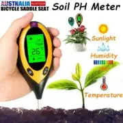 4 in 1 LCD Digital PH Meter Tester Soil Moisture Temperature Sunlight Tester AF