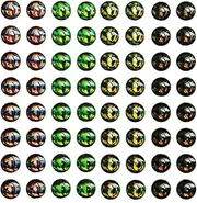224 pcs 4 Colors 5mm 3/16" 4D Fish Eyes Sticky Fishing Lure Realistic DIY Crafts for Hooks Baits Fly Tying Materials