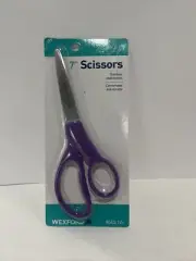 WEXFORD 7" Scissors, NIP, Various Colors - E6D Purple