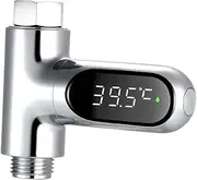 Digital Shower Thermometer ℃/℉ Bath Temperature Water Thermometer 5~85℃ Measuring 360° Rotatable Display for Baby Elderly