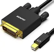 Mini DisplayPort to DVI Cable, Benfei Mini DisplayPort to DVI 6 Feet Cable (Thunderbolt 2 Compatible) with MacBook Air/Pro, Surface Pro/Dock, Monitor, Projector