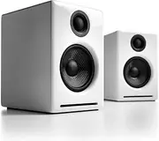 Audioengine A2+ Wireless Speakers Hi-Res Audio Bluetooth Bookshelf Speaker White
