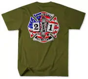 Unofficial Charlotte Fire Department Station 21 Shirt