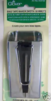 Clover Bias Tape Maker 2” Quilting Sewing 50mm Genuine Made in Japan