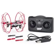 Air Hogs Hyper Stunt-Red- Unstoppable Micro RC Drone Toy Ages 8+ New Plane Gift