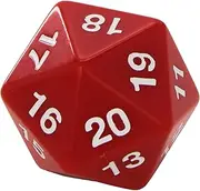 Koplow Games Red Jumbo Dice D20 Count Down 55mm Dice by