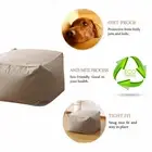 Bean Bag Chairs Couch Sofa Large Adults Cover Indoor Lazy Lounger Dark beige -·