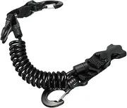 Arrovarp Diving Lanyard | Coiled Diving Lanyard for Camera - Flexible Cords Spring Coiled Camera Lanyard for Outdoor Climbing, Underwater Photography, and Scuba Diving