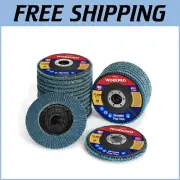 Comprehensive 20-Piece Flap Discs Set - 4.5" Grinding Wheels for Angle Grinders