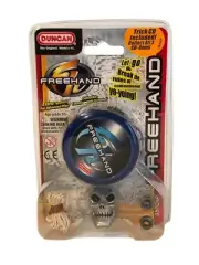 Duncan Original 2010 Freehand 3580XP Blue YOYO W/ TRICK CD Skull Counterweight