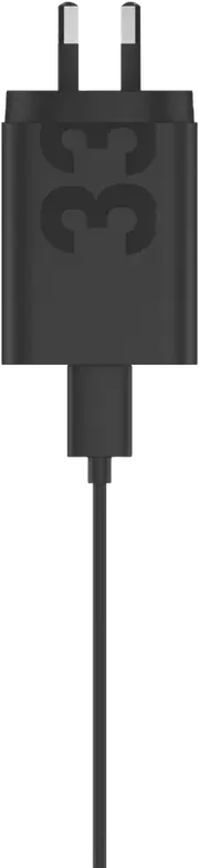 Motorola 33W Adapter with USB-C to C Cable 1M Black