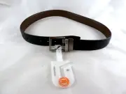 Wonder Nation Reversible Belt Black Brown 25 to 30 waist Boys Size Medium New