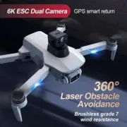 F8s Gps Drone 4k Professional Hd Camera 5g Wifi 360° Obstacle Avoidance Brushles