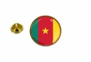 pins pin's flag national badge roundel circle cameroon