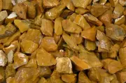 1/4 lb Yellow Jasper Rough Stones - Natural Crystal Mineral Rock Tumbling (Mada)