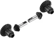 INJORA 24T/12T Alloy Steel Helical Gear Set for 1/18 TRX4M Front Rear Axles(2PCS)