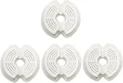 BAZEITFLOW 1Set Pet Water Fountain Filter Replacement Filters for Dog Water Dispenser Multi Stage Filtration System Material for Long Lasting Use Encourages Healthy