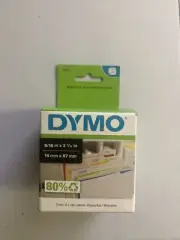 DYMO 30327 LW White File Folder Labels 9/16” X 3 7/16”