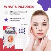PIMPLE PATCHES: PIMPLE PATCHES FOR FACE - ACNE PATCHES FOR FACE - 104 PATCHES