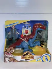 Fisher Price Imaginext Dinosaur Jurassic World Park Therizinosaurus & Owen NEW!