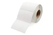 1 Roll Removable 100mm X 75mm Perforated Direct Thermal Labels White - 500 Labels per Roll