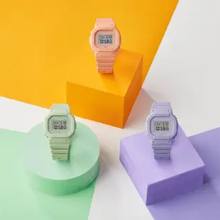 CASIO 卡西歐 G-SHOCK 薰衣草紫方形女錶 GMD-S5600BA-6