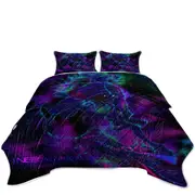 Purplish Unicorn Quote I Need My Space Rudicorn Coverlet