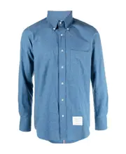 Thom Browne Striped Detail Shirt 2,3,4,5 Blue