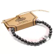 Magnetic Gemstone Bracelet - Rose Quartz